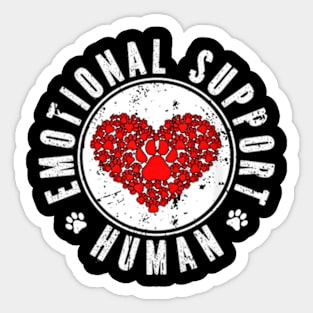 Human Do Not Pet for, Emotional Service Support Animal Sticker